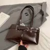 Bolsa de Hombro Popular Estilo Chica Coreana Hot para Otoño e Invierno, Versátil de Alta Gama, Casual, Portátil