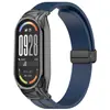 Adequado para capa metálica e pulseira de silicone Xiaomi Mi Band 10, pulseira de silicone com fecho magnético dobrável Xiaomi Mi Band 89nfc