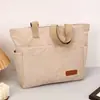 Bolso Tote para Mujer 2025 Estilo Nuevo Pana Simple Bolso de Mano Estudiante Versátil Gran Capacidad Acolchado Casual Bolso de Hombro