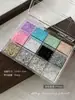 Nuevas Lentejuelas para Decoración de Uñas Macaron Estrella de 12 Rejillas Coloridas Mini Puntos de Polka Estrella de Cinco Puntas Brillo Decoración de Uñas Al por Mayor