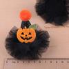 Accesorios para el cabello de Halloween al por mayor, divertidas horquillas de calabaza fantasma para niños, hechas a mano, material para horquillas