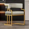 Silla de Maquillaje, Recepción de Salón de Belleza, Sillón Individual, Silla para Salón de Uñas, Silla de Comedor de Lujo Ligero para Mahjong, Otro Metal