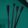 Set Personalizable de 100 Palillos Negros para Eliminación de Acné, Caja Desechable de Palillos Limpiadores de Acné para Limpieza Facial, Cuidado de la Piel, Eliminación de Acné y Eliminación de Maquillaje