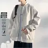 Nuevos estilos de primavera y otoño de chaquetas para hombres y mujeres, casuales y versátiles, chaquetas de béisbol estilo americano, cortavientos de color liso