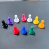 Juego de Mesa de Lujo Piezas de Ajedrez de Plástico Personajes de Monopoly Accesorios Clásicos Piezas de Ajedrez Accesorios de Juego Fichas Humanoides de Ajedrez