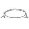 Pulsera de Cuatro Hilos de Colores Tejida a Mano con Hebilla de Paz Estilo Simple Transfronteriza, Pulsera de Hilo Rojo Hecha a Mano al por Mayor