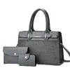 Nuevo conjunto de tres piezas de bolsos a juego, bolso de mano de alta moda, bolso de hombro versátil transfronterizo, bolso cruzado de lujo ligero