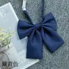 Jk Pajarita de Cuerno Plano Cuello Flor de Cuerno Plano Color Sólido Camisa de Uniforme Japonés Ropa de Marinero Estilo Universitario Pajarita Negra Roja