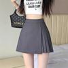 Shorts de Traje Irregulares de Pierna Ancha para Mujer Primavera 2025 Verano Nuevo Cintura Alta Adelgazantes Spice Girl Falda Pantalón Plisada Línea A