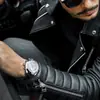 Reloj Mecánico Automático Jaragar Estilo Europeo y Americano para Hombre, Moderno, Casual, Multifuncional, con Cristal Azul