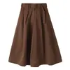 Oferta Especial, Sin Devoluciones ni CambiosPrecio Original 149 Yuan, Pantalones Mágicos en el Armario Que Te Hacen Ver Delgado y Versátil, Pantalón Falda de Nueve Puntos 250930