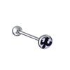 Comercio Electrónico Barra Recta de Acero Inoxidable Clavo para Lengua Rosca Externa Varios Colores Goteo de Aceite Anillo para Lengua Piercing Joyería