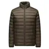 Chaqueta de Algodón Sencilla de Color Sólido para Hombre 2026 Comercio Transfronterizo, Abrigo de Algodón con Capucha y Cuello Alto, Chaqueta de Algodón Casual para Hombre Tallas Grandes