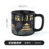 Taza Personalizada que Cambia de Color con Patrón de Logo Taza de Cerámica que Cambia de Color Taza de Café Taza de Agua para Oficina Taza de Regalo para Empresa