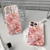 Funda de teléfono de flor de cerezo de alta calidad, etérea y translúcida, adecuada para todos los modelos de Apple, con un diseño de película de transferencia térmica ultrafina y de alta definición
