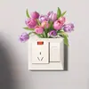 2025 Aofei Fb1009 Exquisitos Pegatinas de Pared con Patrón Floral, Removibles, Adecuadas para Envío Transfronterizo, Antiestáticas