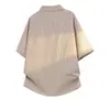 2026 Nueva Camisa de Manga Corta para Hombre, Tendencia de Verano Retro Americano Cuello Campana Casual para el Trabajo Simple