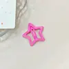 Grampo de Cabelo Estrela com Glitter Dopamina Y2K Presilha Lateral para Franja Feminina Presilha BB Estrela de Cinco Pontas Infantil Adorável Acessório de Cabelo