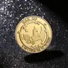 Fada do Dente Desenho Animado Moeda de Ouro Moeda Comemorativa Banhada a Ouro Presente para Troca de Dentes Infantis Medalha Comemorativa da Fada do Dente Moeda Medalha Comemorativa