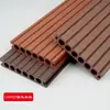 Piso de Madera Plástica para Terraza Exterior, Patio, Jardín, Antideslizante Fábrica WPC Hecho a Medida Piso de Madera Plástica para Exteriores de Segunda Generación Coextruido