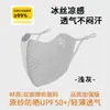 Máscara Espinha de Peixe Verão Novo Modelo 3D Estéreo Sensação de Gelo Sem Costura Proteção Solar Anti-Luz Ultravioleta e Respirável Esportes Máscara Externa