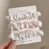 2026 Nuevo Verano Talla Pequeña Goma para Coleta de Cabello Goma para el Cabello de Temperamento para Niñas Estilo Coreano Estilo Académico Anillo de Tripa Pequeña Accesorios para el Cabello