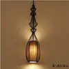 Nova gaiola de pássaro de ferro estilo chinês cafeteria bar luminárias americana criativa restaurante de chá escada lustre Iluminação nobre