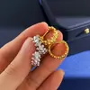 Pendientes de Diseño Irregular Europeo y Americano Transfronterizo Simples y Personalizados Textura Metálica Remache Brillante Círculo Bala Pendientes