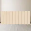 Biombo Plegable para Sala de Estar, Estilo Minimalista Moderno Color Crema, Adecuado para Dormitorio, Hogar, Oficina, Panel de Pantalla Blanco Hueso