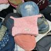 Gorro de punto divertido de estilo japonés con orejas largas lindas para mujer, invierno, grueso, cálido, combinable, de lana, distintivo, tipo jersey, con protección para las orejas