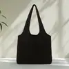 Bolsa de Lona Lisa de Color Sencillo con Logo Personalizable, Bolsa de Tela Ecológica Lisa, Bolso de Hombro Versátil de Gran Capacidad
