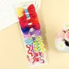 10 Piezas por Tarjeta Diadema de Unicornio con Degradado Arcoíris Lazo de Escamas de Pez Clip para el Cabello Infantil de Halloween Dibujos Animados