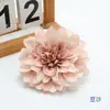 Pintura al óleo de simulación Flor de Dalia Decoración de Escena de Boda Flor de Seda Decoración de Sombrero de Sol Bosque de Flores Pared de Flores Organizar