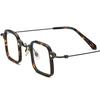 Armazón para gafas de miopía de titanio beta ultraligero para hombre y mujer, cuadrado, placa de titanio B, armazón para gafas ópticas de moda, recubrimiento IP, Sun Honglei