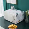 Nueva Cubierta de Polvo Estilosa y Sencilla de PEVA para Refrigerador, Impermeable y a Prueba de Aceite, Cubierta Espesa de Bolsillo Lateral para Lavadora