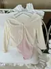 Cárdigan de ropa de baile para niños, traje de danza china para mujer, conjunto profesional de gimnasia, conjunto de práctica de ballet, body de baile