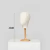 Cabeça de manequim para display de chapéu, suporte de mesa, acessórios, acessórios para cabeça de boneca, adereços de vitrine, modelo, chapéu, cabide de roupas femininas, enfeites