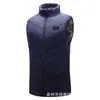 Chaleco Calefactor Popular Transfronterizo para Hombres Chaleco Calefactor USB Chaleco Calefactor Ropa Calefactora Cálida Chaleco Inteligente de Temperatura Constante