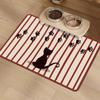 Tapete para Mascotas, Tapete para Comedor para Gatos y Perros, Tapete para Cuenco para Gatos y Perros, Tapete de Tierra de Diatomeas a Prueba de Orina y de Fugas de Comida, Diseño de Dibujos Animados Lindo