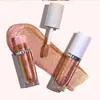 Sombra de Ojos Líquida Diamante Sin Logo Transfronteriza Personalizada OEM Sombra de Ojos Explosiva Diamante Iluminador Líquido Perlado Transparente Párpado Inferior
