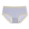 Ropa interior modal para mujer, de color sólido, de algodón antibacteriano, sin costuras, entrepierna, cintura media, transpirable, de alta elasticidad, bragas finas para niñas.