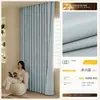 Cortinas de Linho Japonês Algodão Linho Estilo Madeira Sólida Quarto Sensação de Luxo Sala de Estar Cortina Blackout Proteção Solar Tecido Estilo Creme Novo