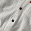 Camisa Estilo Coreano para Niños 2026 Otoño Nuevo Camisa de Manga Larga con Estampado de Letras para Niños Cárdigan Casual de Primavera
