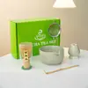 Conjunto de Chá Matcha Tigela Japonesa para Matcha com Bico Tigela de Gato Suporte para Batedor de Matcha Fornecimento Transfronteiriço Atacado