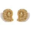 Pendientes florales de plata vintage transfronterizos europeos y americanos con un diseño geométrico de alta gama, versátiles para la moda de verano y el uso diario, para mujer