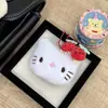 Lindo Chica Corazón Fresa Pastel Peludo Hellokitty Melody Llavero Colgante Regalo Novia
