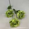 Buquê de Flores Artificiais Verdes com Folhas, Plantas Verdes, Decoração de Casamento Estilo Floresta, Flores Artificiais para Corredor de Hotel de Casamento