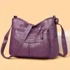 Bolso de marca para mujeres de mediana edad, nueva moda 2026, bolso versátil de cuero suave para hombro y cruzado para damas
