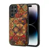 Denior é Adequado para Samsung Galaxy S26Ultra Cortiça Floral Porta-Cartão S25 Edge Suporte Capa de Celular