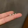 Brincos de Estrela de Cinco Pontas com Zircônia S925 2026 Pequena Estrela de Rosca de Prata Esterlina de Alta Qualidade para Cuidado de Piercings